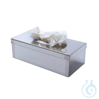 Dispensador de guantes 250 x 135 x 90, acero inoxidable