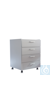 Mueble auxiliar de laboratorio con ruedas, un cajón y una puerta, 600 x 520 x 805 mm Color...