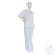 Pijama de laboratorio, 65% poliester/35% algodón, blanco, unisex, talla S Estéril: No...