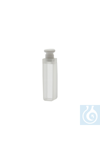 Cubeta estándar con tapón de PTFE, 10mm, LB OG, 2 Uds.