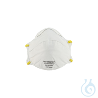 Máscara respiratoria desechable, nivel FFP1 esférica con válvula, 10 Uds.