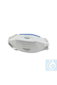 Máscara respiratoria desechable, nivel FFP3 plegable con válvula, 20 Uds.