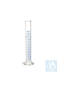Probeta grad. base hex. clase A, 10 ml, Premium Line