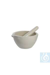 Mortero con pico y mano porcelana Premium Line, 150 ml