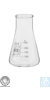 Matraz Erlenmeyer cuello ancho Premium Line, 100 ml, 10 Uds. Con reborde y graduación. Fabricado...