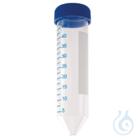 Tubos de centrífuga graduados con tapón de rosca, 50 ml, PP, estéril, Premium Li