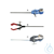 Pinza universal, 2 dedos Permite sujetar objetos de 15 a 65 mm de diámetro. Largo: 245 mm. Tipo:...
