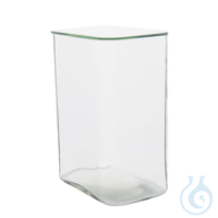 Cubeta de vidrio cuadrada 215x100x140mm
