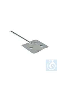 Varilla agitadora en paleta, long. del eje 40 cm, Ø de las palas 6,8 cm, acero i