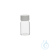 Vial roscado transparente con tapón blanco y junta de EPE, 19 ml, 780 Uds. PACK AHORRO Con tapón...