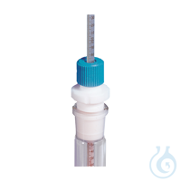 Adaptador para termómetros de PTFE, Ø 8 mm, 14/23