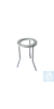 Soporte trípode circular, alt. 175 mm Aro de fundición y patas de acero zincado. Diámetro: 125...