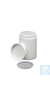 Tarro opaco blanco boca ancha con tapa y obturador, 250 ml, HDPE, 10 Uds. Los tarros y las tapas...