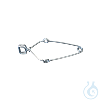 Pinzas para tubos de ensayo, acero inox., 2 Uds.