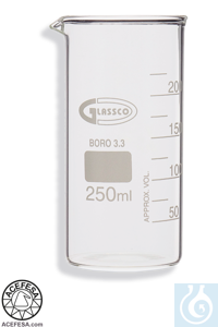 Vaso forma alta, 100 ml, GLASSCO, 10 Uds.