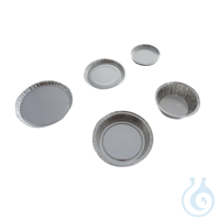 Bandejas de pesada Øint 93 mm, Aluminio, 100 Uds.