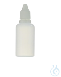 Frasco cuentagotas LDPE con tapón blanco y punta dosificadora, 15 ml, 50 uds.