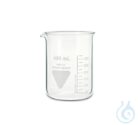 RASOTHERM Beaker, low form, with spout RASOTHERM Beaker, low form, with...