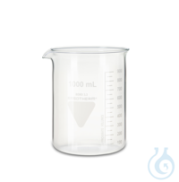 RASOTHERM Beaker, low form, with spout