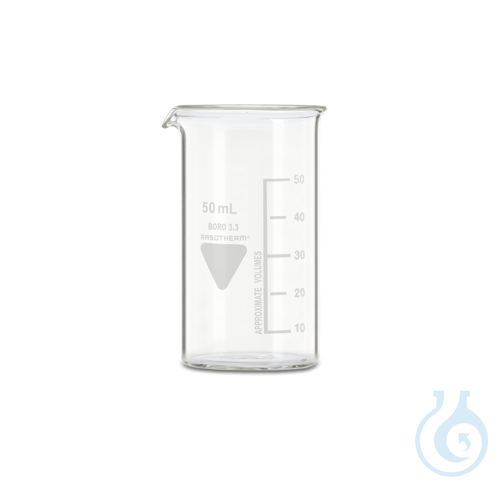 RASOTHERM Becher, hohe Form, mit Ausguss