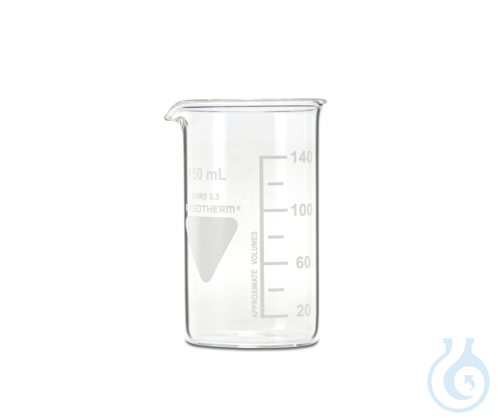RASOTHERM Becher, hohe Form, mit Ausguss