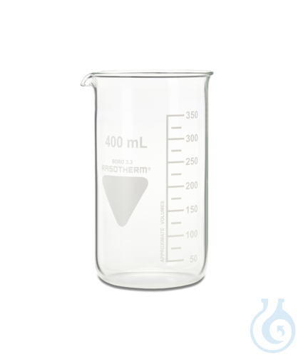 RASOTHERM Beaker, high form, with spout