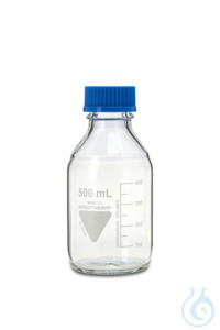 RASOTHERM GL 45 Laboratory Bottle, with screw cap and pouring ring RASOTHERM...