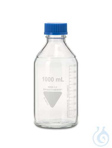 RASOTHERM GL 45 Laborflasche, mit Schraubversch...