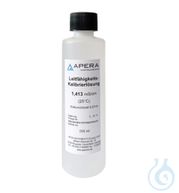 Leitwert-Kalibrierlösung 1413 µS/cm, 250ml 
	Leitfähigkeitswert: 1413 µS/cm...