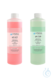 Kalibrierlösung Set pH 4,01 / 7,00 (je250ml) 
	pH-Wert: 4,01 / 7,00  je...