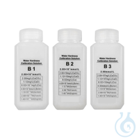 3Artikelen als: B1-2-3-100 3x100ml Waterhardheid Standaard Kalibratie Oplossing Set...