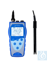 EC8500 Portable Conductivity/TDS/Salinity Meter with GLP data management The...