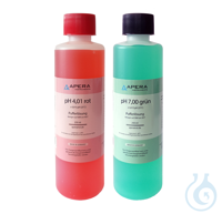 Kalibrierlösung Set pH 4,01 / 7,00 (je250ml) 
	pH-Wert: 4,01 / 7,00  je...
