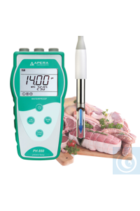 PH850-BS Portable Meat pH Meter Kit, Equipped with LanSen® 763 Food-Grade...