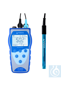 PH8500 Portable pH Meter Kit with GLP Data Management The PH8500 from Apera...