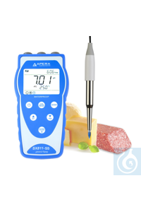 SX811-SS Tragbares pH-Messgerät mit Einstech-Elektrode für Lebensmittel Das...