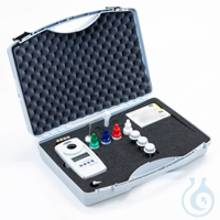 MD110 Chlorine, pH, Cyanuric acid, Alkalinity-m Liquid reagents, instrument in plastic case, 3...