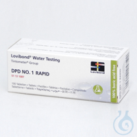 Reagent Tablets DPD No.1 Rapid Ranges Bromine: 0,2 - 6,8 mg/L Br2 , 1,0 - 8,0...
