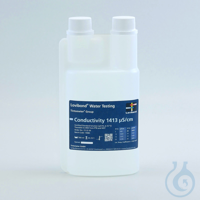 Calibration solution 1413µS/cm, traceable to NIST Solution, 500ml  For water...