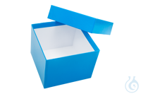 Kartonbox, blau, 100 mm, Karton / 36 Stk. Maxxline Kryoboxen aus Karton...