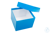 Kartonbox, blau, 100 mm, Karton / 36 Stk. Maxxline Kryoboxen aus Karton...