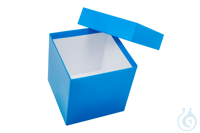 Kartonbox, blau, 130 mm, Karton / 36 Stk. Maxxline Kryoboxen aus Karton...
