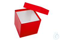 Kartonbox, rot, 130 mm, Karton / 36 Stk. Maxxline Kryoboxen aus Karton werden...