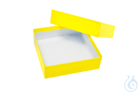Kartonbox, gelb, 50 mm, Karton / 36 Stk. Maxxline Kryoboxen aus Karton werden...