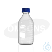 Laborflasche 10 L, klar, mit PE-Schraubverschluss, GL 45, Boro 3.3, Graduierung, Ø: 227 mm, Höhe:...