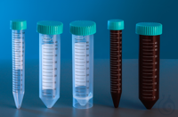 15 ml Zentrifugenröhrchen Premium, konisch, transparent, steril, im PS Rack verpackt, mit ISO9001...