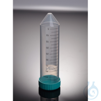 50 ml Zentrifugenröhrchen Standard, selbststehend, konisch, transparent, steril, lose im Beutel...