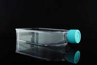 150 cm² U-förmige Zellkulturflasche mit Steckdichtungskappe, unbehandelt, steril 
 
Material:...