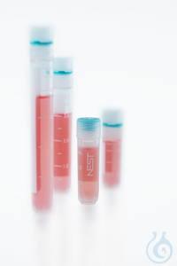 1,0 ml Kryoröhrchen Vial, PP, Aussengewinde, steril, im Rack verpackt, freistehend, runder Boden,...