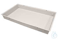 Einlegewanne f. AZ PP roh für Q90/S90 B1200 878x500x96 Einlegewanne für Auszugswanne PP roh Grau...